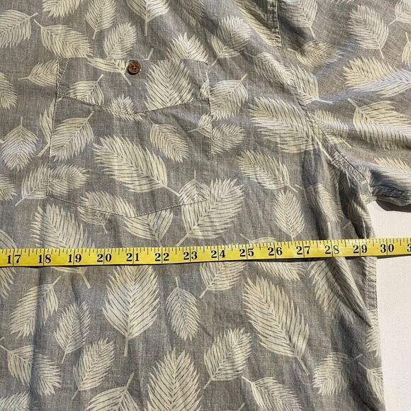 NWT Free Planet Gray Feather Long Sleeve Button Down Size 4X - Picture 6 of 9